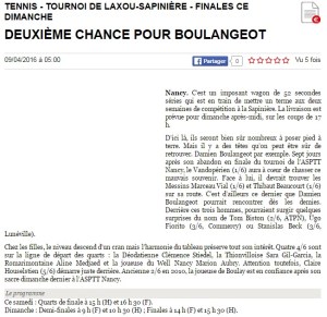 ER 09.04.2016 - finales du tournoi open