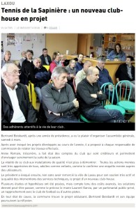 ER 08.03.17 - un nouveau club house en projet