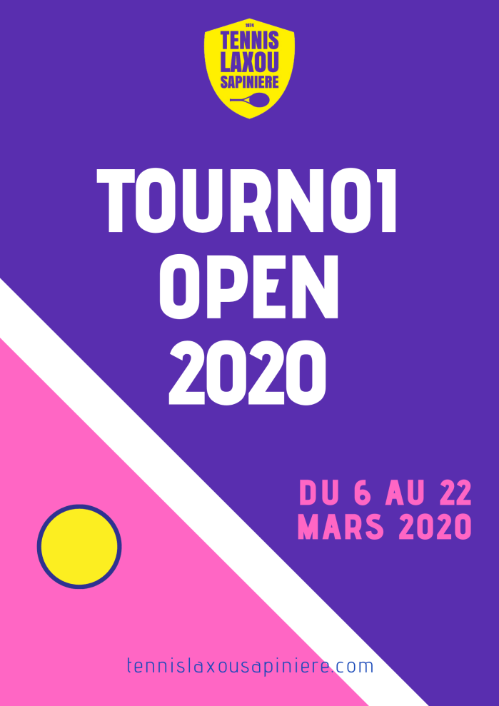 TLS - affiche tournoi open 2020
